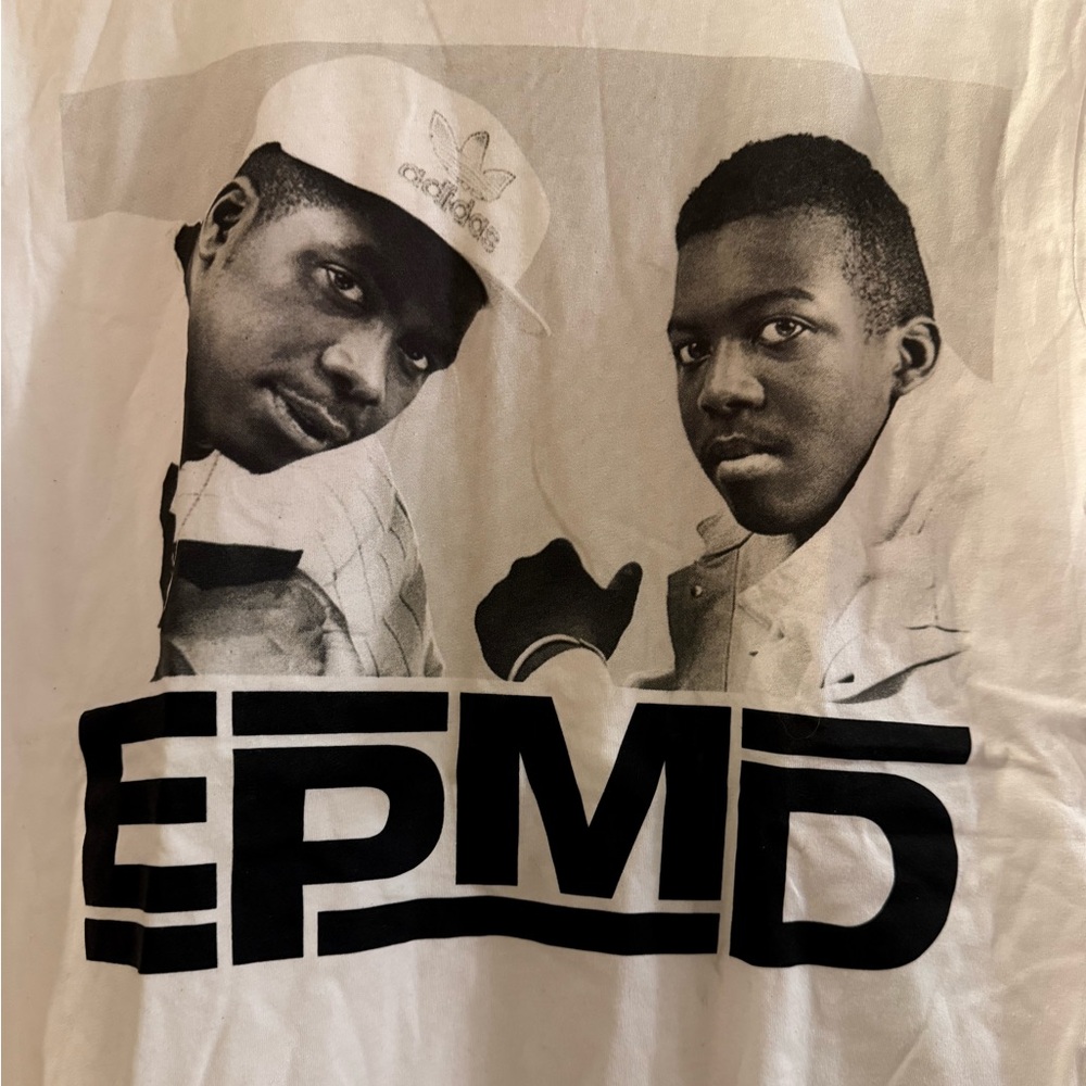 EPMD Graphic Tee - White & Black Short Sleeve Shirt. - Slim Fit Medium NWOT